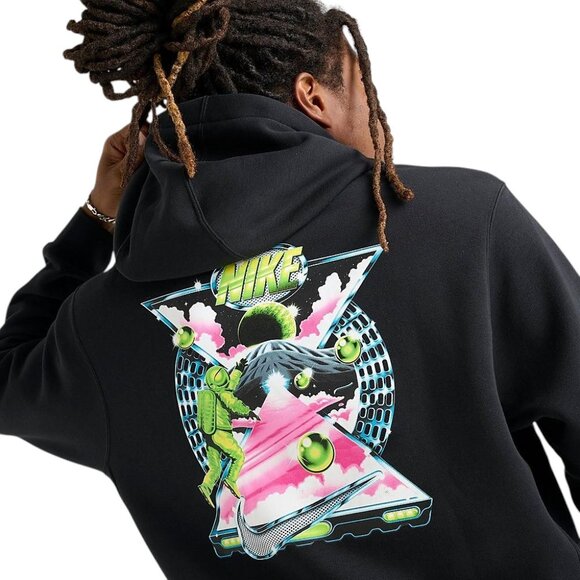 Nike Club Fleece Mens Glow in the Dark Sweatsuit Tracksuit Space Hoodie NWT - Picture 7 of 16